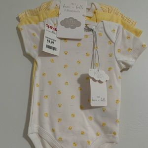 COPY - Beau et belle 3-6m 3 pack body suits